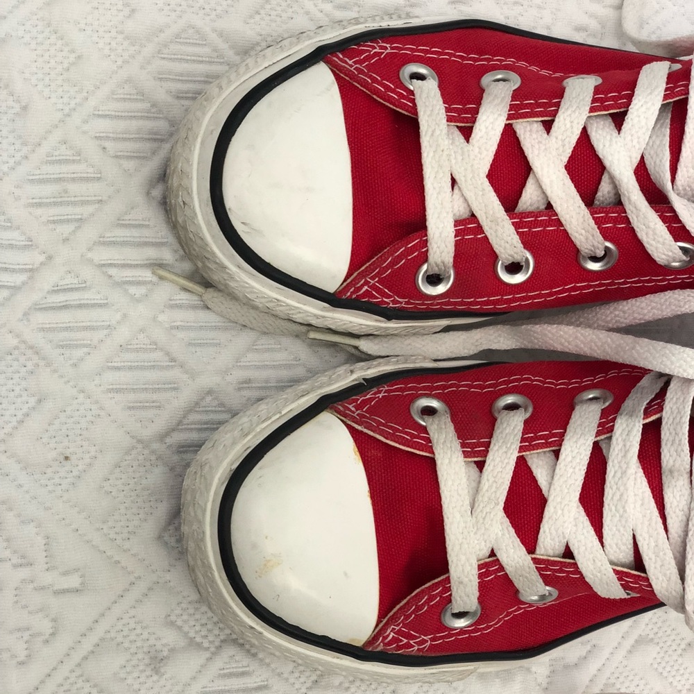 Red Converse - Picture 2 of 4